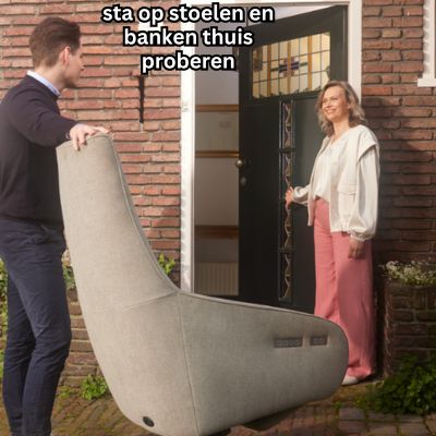 Sta Op Stoelen En Banken Thuis Proberen
